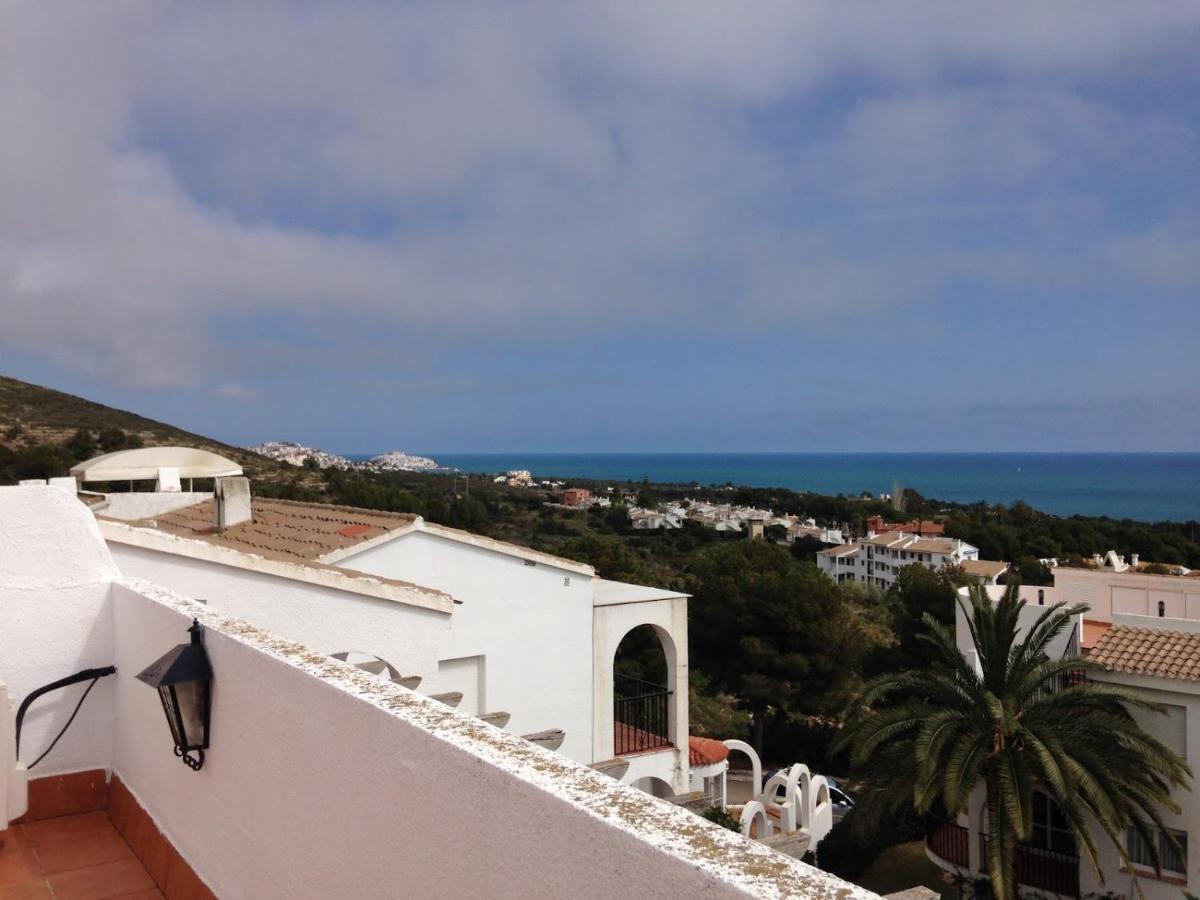 Apartamento Dos Terrazas, Vistas Al Mar. Piscina Пеньискола Экстерьер фото